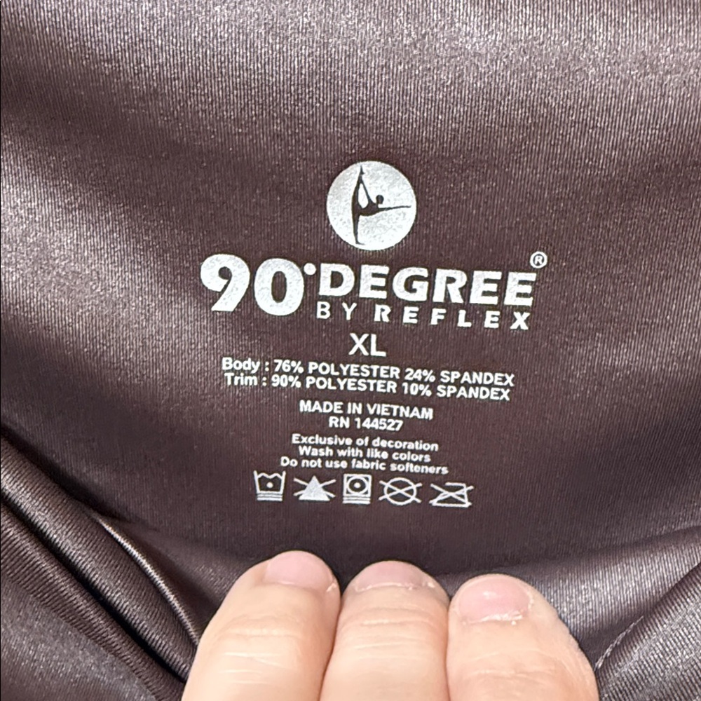 90 Degree By Reflex Brown and Black Boot Cut Pants - Picture 2 of 9
